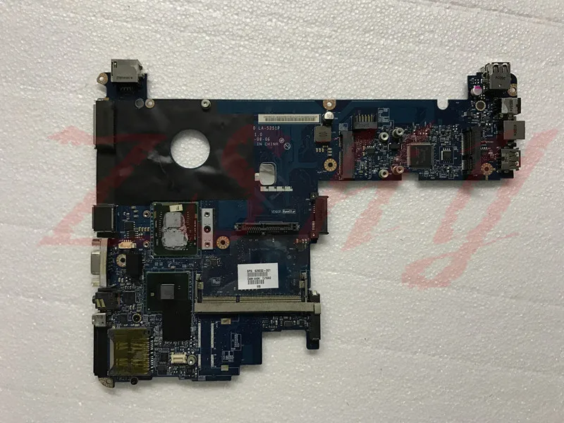 Материнская плата для ноутбука hp elitebook 2540p 598762-001 ddr3 la-5251p cpu Бесплатная доставка 100%