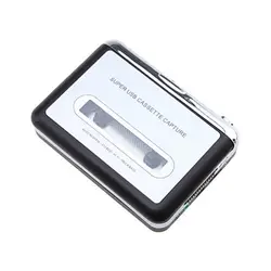 Эдал Кассетный usb-плеер лента конвертер кассеты для MP3 аудио Захват музыкальный кассетный плеер к ПК Портативный Cassette-to-MP3 конвертер плеер