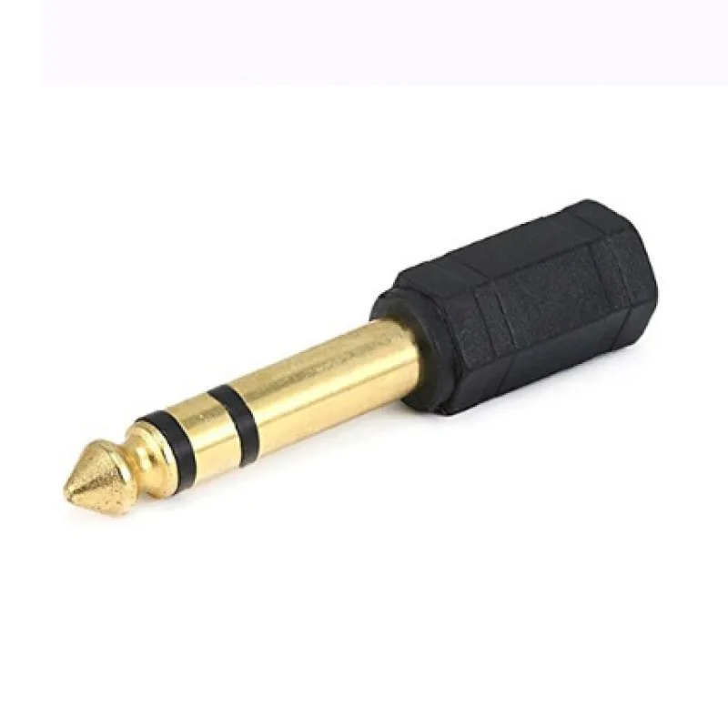 6.5mm Male to 3.5mm Female Convertor Adapter Connector GoldPlated (4)