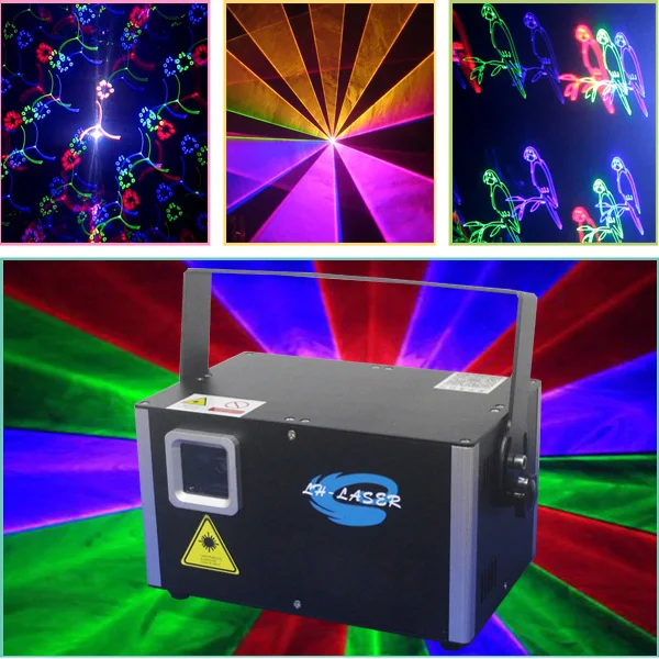 Party Clubbing DJ Laser Stage Lighting Projector Light 5000mW rgb