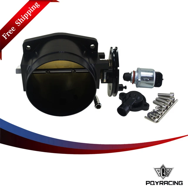 

PQY RACING FREE SHIPPING - 92mm throttle body + TPS IAC Throttle Position Sensor for LSX LS LS1 LS2 LS6 PQY6937+5961