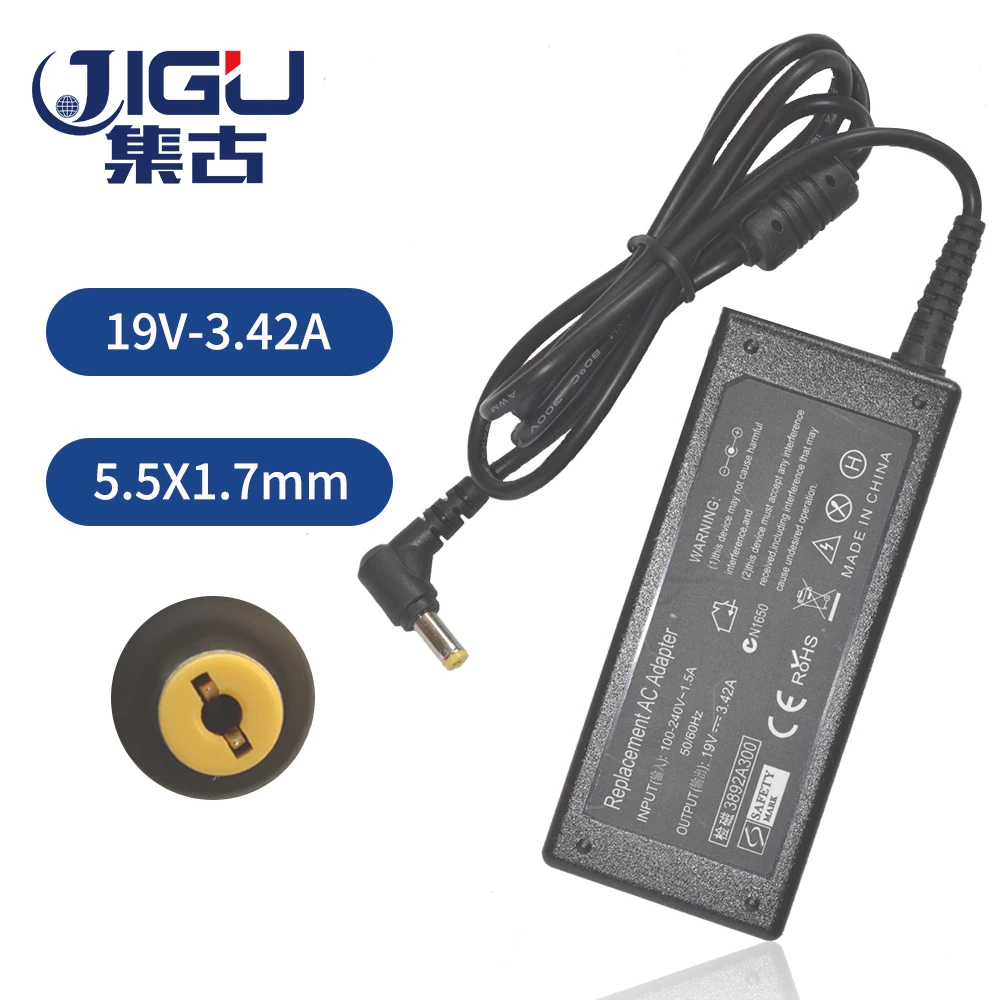 19V 3.42A 5 5*1 7 MM 65w для Acer Aspire 5315 5630 5735 5920 5535 5738 6920 SADP 65KB 7520 Адаптер зарядного устройства