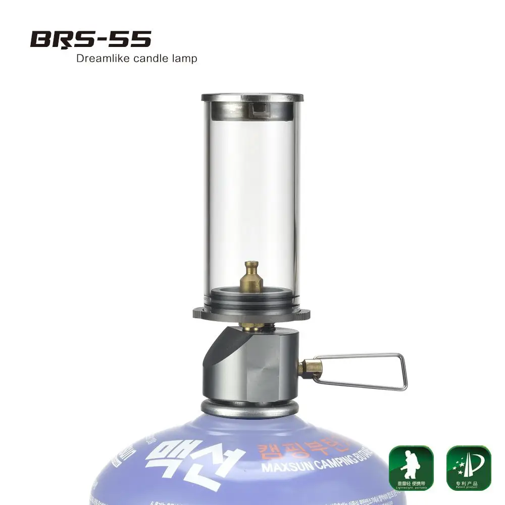 BRS-55 газовый фонарь Портативный открытый кемпинг аварийное освещение Сказочный светильник палатка газовая горелка для пеший туризм с рюкзаком для кемпинга
