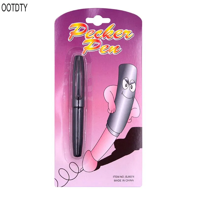

OOTDTY New Funny Appealing Unique Design Ballpoint Pen Single Party Home Office Writing Tool