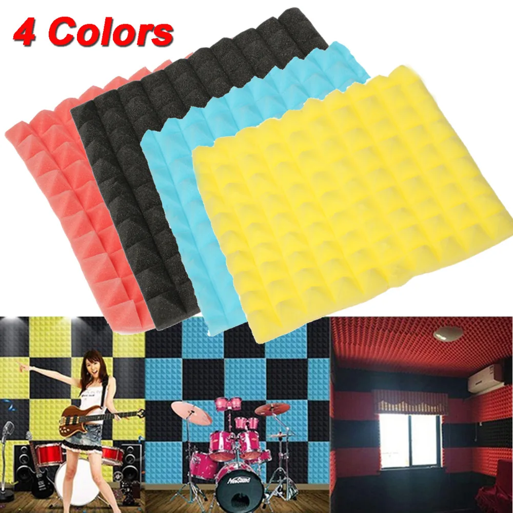 

1PCS 500x500mmx55mm Soundproof foam Acoustic Soundproofing Acoustic Studio Sound Absorption Pyramid Studio Sound Absorb Foam