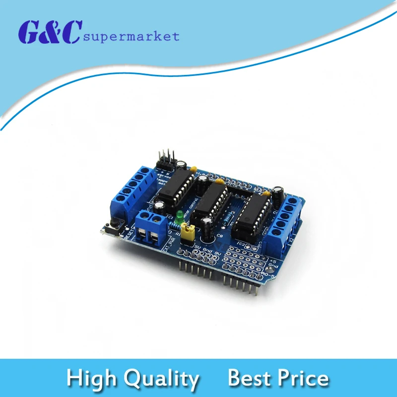 

Integrated Circuits Motor Drive Shield L293D Module for Arduino for Duemilanove Mega / UNO Expansion Board