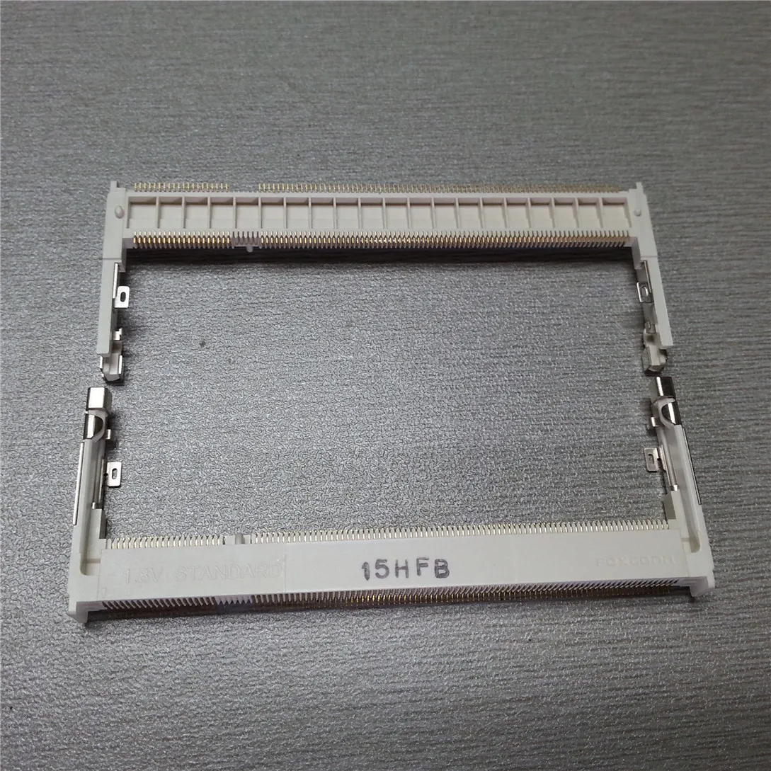 

AS0A426-N2SN-7F Original Memory Card Slot Socket 200Pin 1.8V Positive 5.2cm Height White for DDR2