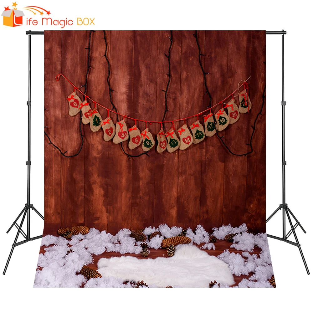 

LIFE MAGIC BOX Birthday Backdrop Christmas Photo Background Baby Shower Photography Studio Props