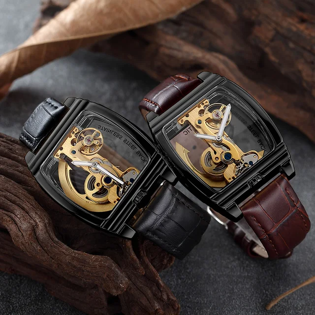 Transparent Automatic Mechanical Watch Mens Watches Watches