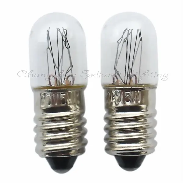 

E10 T10x28 220v 5w Miniature Lamp Bulb Light A357