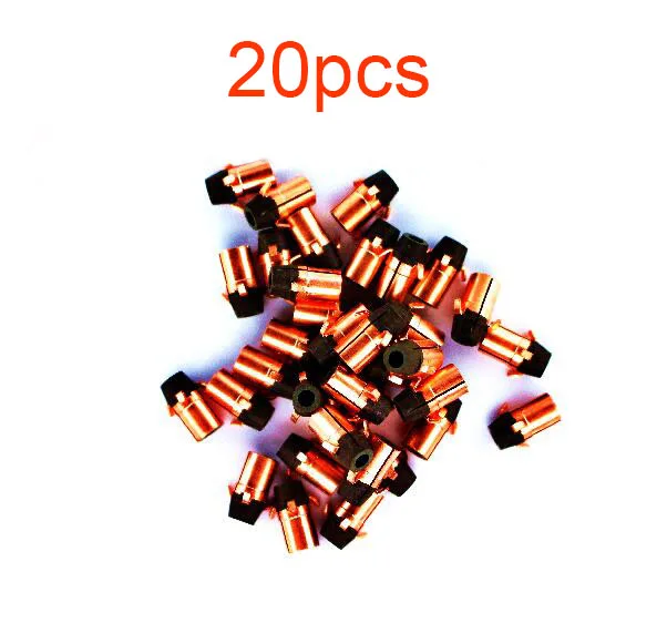 

20Pcs Motor Upgrade Spare Parts Silver Plated Armature Component For Manual Winding Motor Tamiya Mini 4WD Car Model