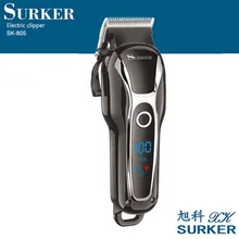 Surker профессиональный триммер для волос беспроводные аккумуляторные машинки для стрижки волос мужские с керамическим лезвием VS Kemei Clipper