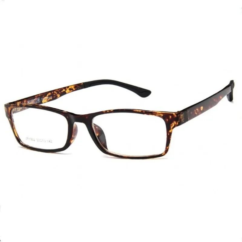 Модные брендовые мужские очки с тонкой оправой, оптические очки TR90, винтажные женские очки по рецепту, ультралегкие - Цвет оправы: LEOPARD