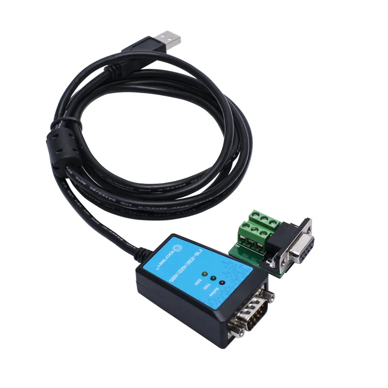 

USB RS232 RS422 RS485 Cable USB 2.0 to Serial RS-232/422/485 DB-9 Converter EXAR1411 Chipset 180cm