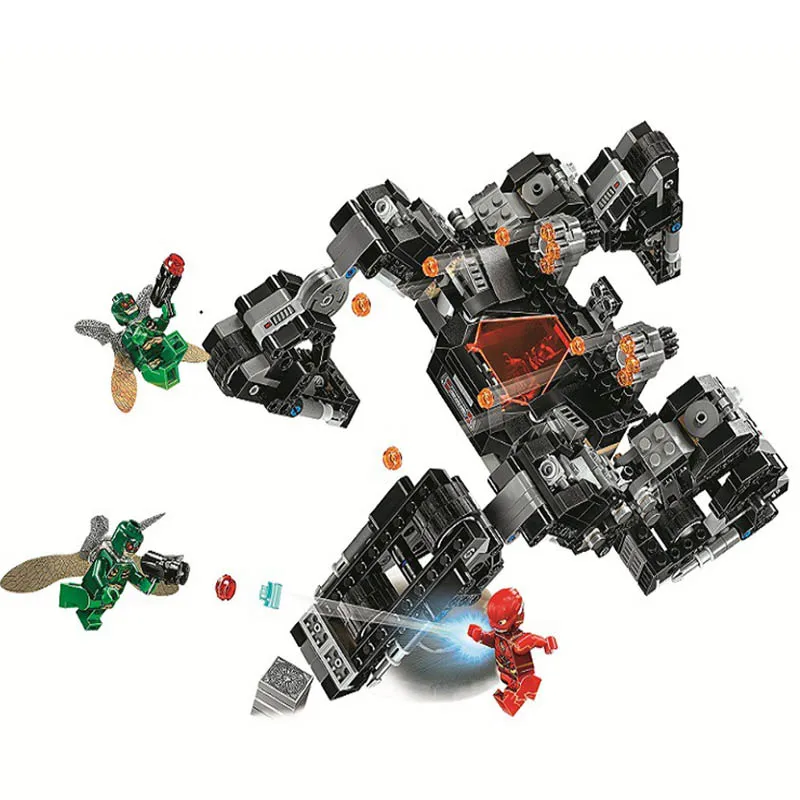 10845 SuperHero Batman Night crawler Tunnel Attack Batman Crawler Vehicle Building Block bricks Compatible legoinglys for kids