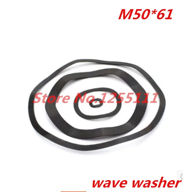 100pcs/lot 50 x 61mm 50mm Spring Wave Washer M50*61 corrugated flexible