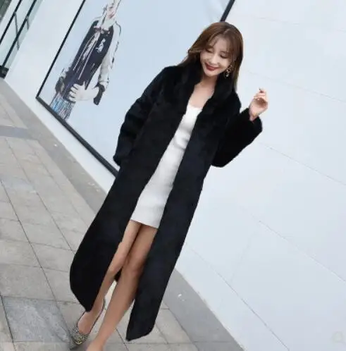 

Top quality New 2018 Fashion Warm thickening Natural rabbit Fur coats outerwear Plus size Winter Style Fur coats