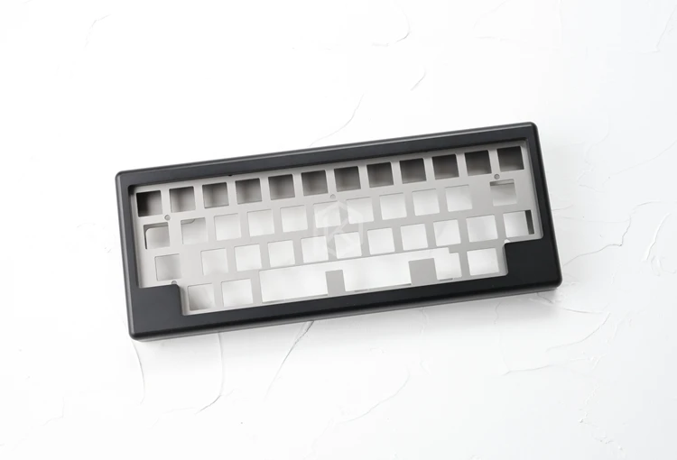 Анодированный алюминиевый чехол для daisy 40% hhkb макет пользовательской клавиатуры акриловые панели диффузор может поддерживать daisy - Цвет: Daisy HHKB Black x1