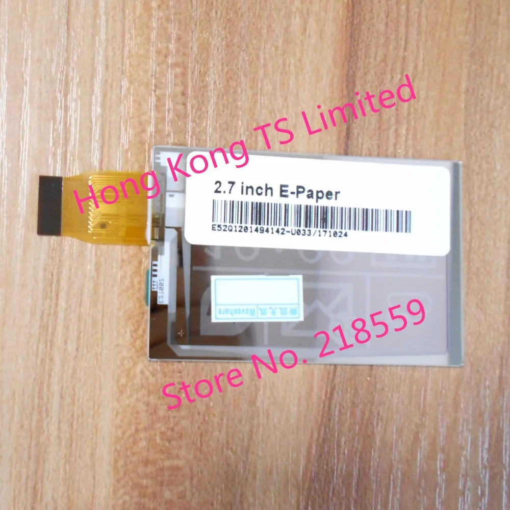 2,7 дюймовый чернильный экран с голым экраном E-paper display SPI интерфейс 2,7 дюйма e-paper(B