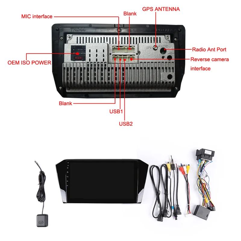 Flash Deal 10" 2.5D IPS Android 8.1 Car DVD Multimedia Player GPS For Volkswagen VW Passat B8 2016 2017 2018 audio radio stereo navigation 5