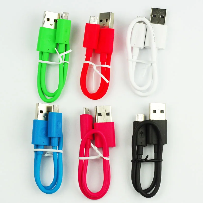 

micro USB data cable / charging cable length of about 25cm (including both ends of the plug)