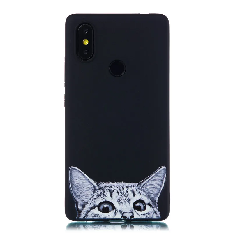 Color 12 Черный чехол из ТПУ для Xiaomi mi 8 SE mi 8 SE Чехол Цветные рельефные Чехлы для мобильных телефонов кошачьи глаза - Цвет: Color 12