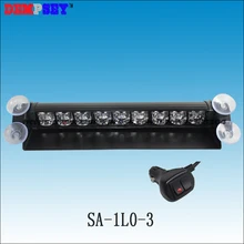 SA-1L0-3 высокой мощности светодиодный Авто стробоскоп Свет автомобиля палубная светящая аварийная светофора предупреждение свет/12-24 В светодиодная сигнальная лампочка