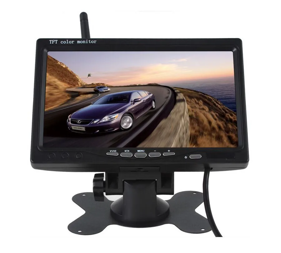 XYCING 7 дюймов 2,4 ГГц беспроводной монитор 800x480 цветной TFT ЖК-экран+ беспроводной 18 ИК светодиодный автобус ночного видения камера грузовика