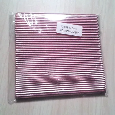 Высококачественная гофрированная шоколадная посылка, Тисненая Бумага для выпечки, оберточная бумага, десять цветов, 10*10 см, 150 шт. в партии - Цвет: pink