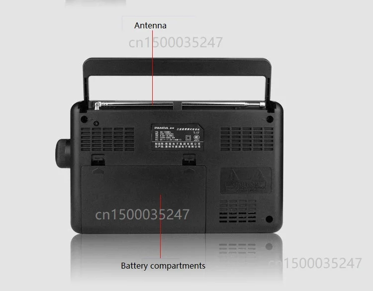 PANDA T-16/T-17 портативный трехполосный аналоговый тюнер с большим объемом радио