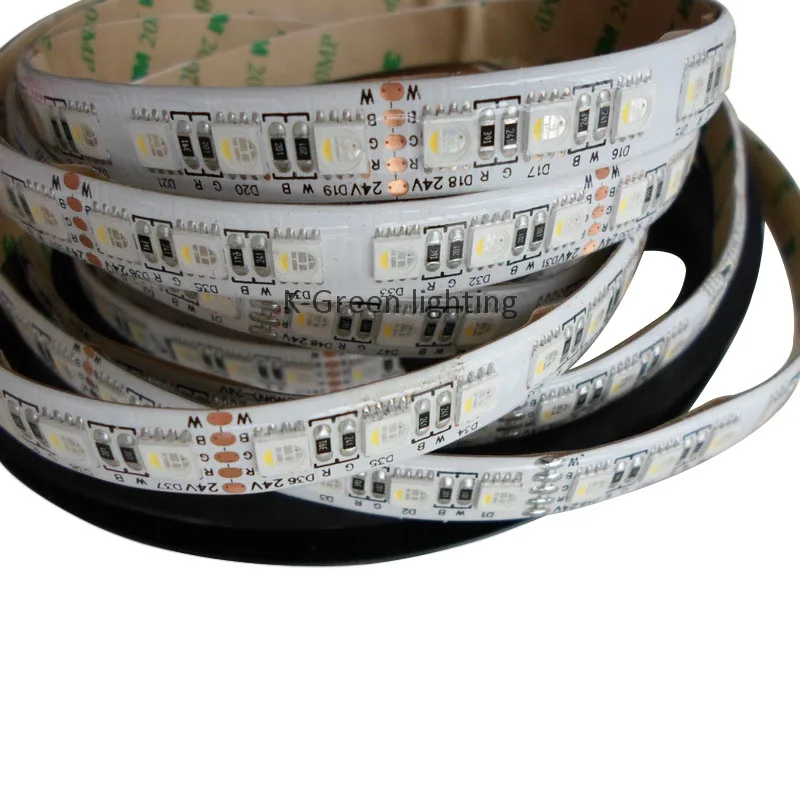 

5mX High quality 5050SMD RGBW LED strip light DC24V input 72LED/m RGBW LED strip free shipping