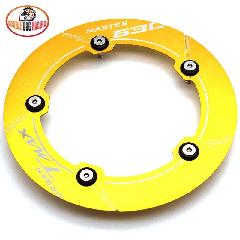 Декоративная крышка для мотоцикла, ременный шкив, декоративная крышка колеса для Yamaha T-MAX 530-18 TMAX530 SX TMAX DX - Цвет: gold