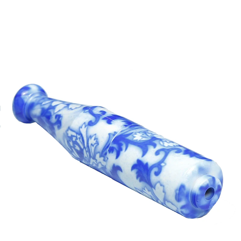 Mini Ceramic Style Smoke Metal Pipes Portable Creative Smoking Pipe