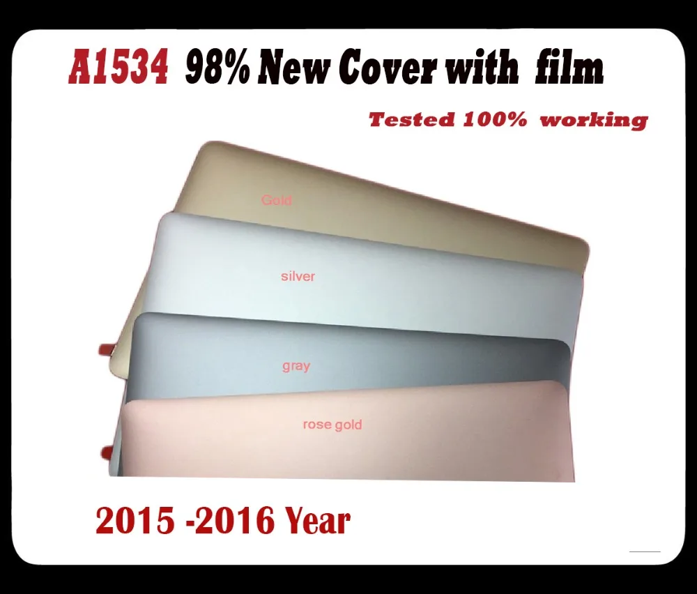 

100% working Rose Gold Color for Macbook retina 12'' A1534 lcd screen assembly display LED Panel 2015 2016 2017