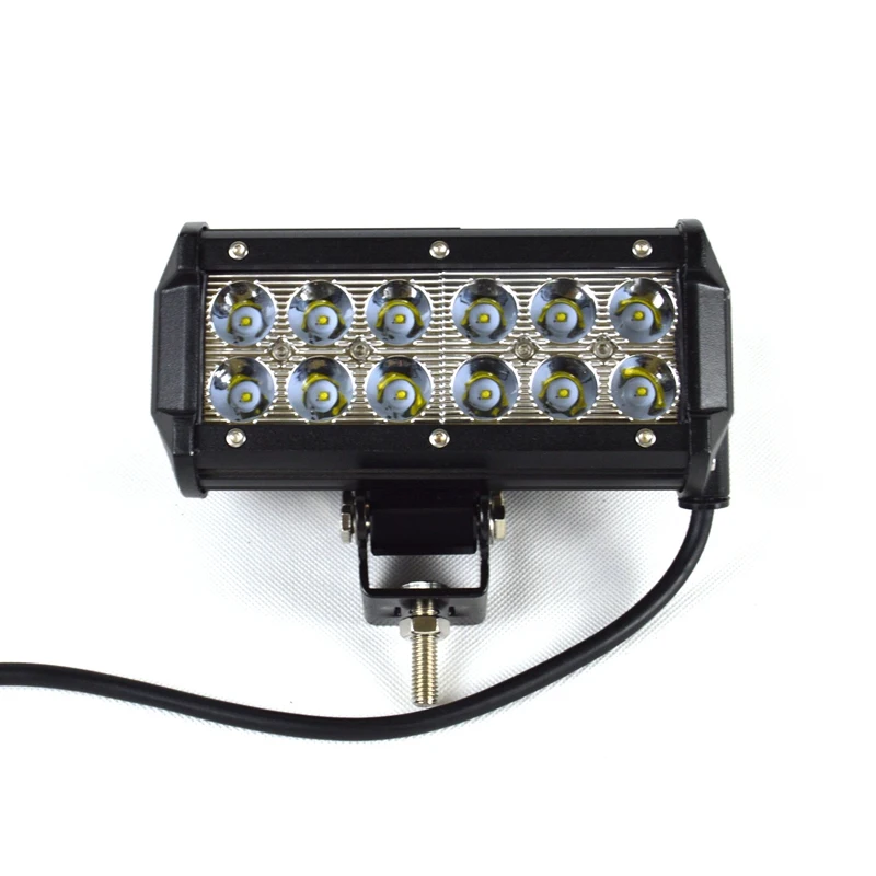 Внедорожный светодиодный рабочий светильник 36 Вт 72 Вт 108 Вт 126 Вт 180 Вт точечный прожектор Светодиодный светильник луч для Jeep UAZ 4WD SUV ATV 4x4 мотоцикл - Цвет: 2pcs 36w spot