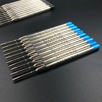 

Free Shipping 20 Pcs 0.7mm Black Blue Pen Ink Good Quality for Ballpoint Pen Refill Stationery Gift School Office Suppliers