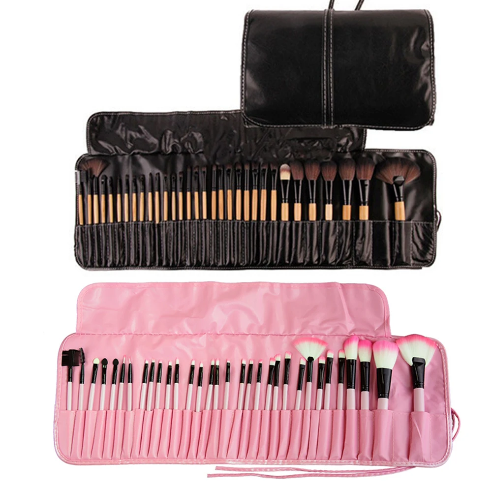

32 Pcs Professional Makeup Brushes Bag Set Kits Make Up MULTIPURPOSE Eyeshadow Powder Brushs With Bags