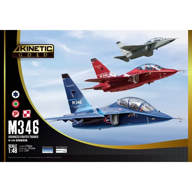 

KINETIC K48063 1/48 M-346 Улучшенный боевой тренажер-набор моделей
