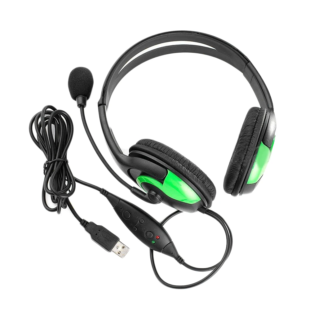 

Hot New Wired Headset Headphone Earphone Microphone For PS3 Gaming PC Chat