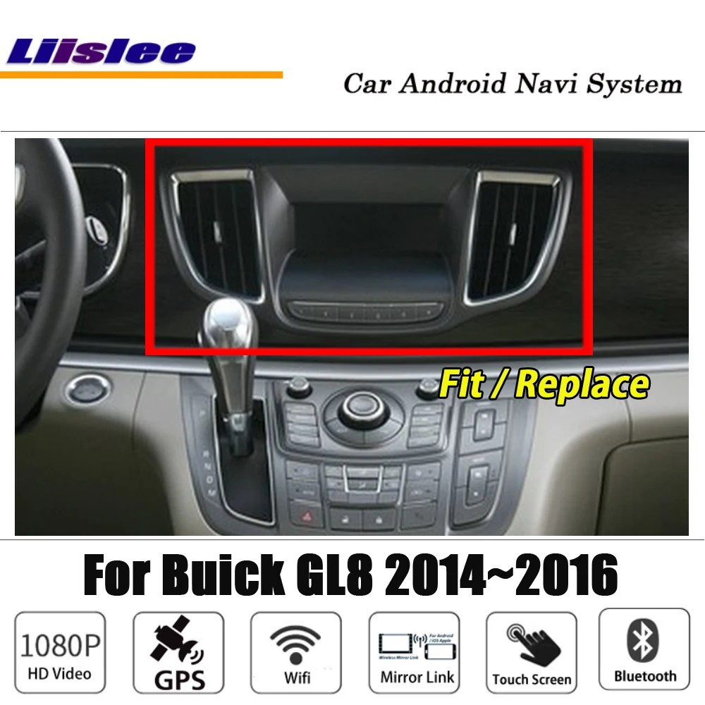 Liislee Android для Buick GL8~ стерео радио BT видео Carplay Камера gps навигационная карта навигации Системы мультимедиа