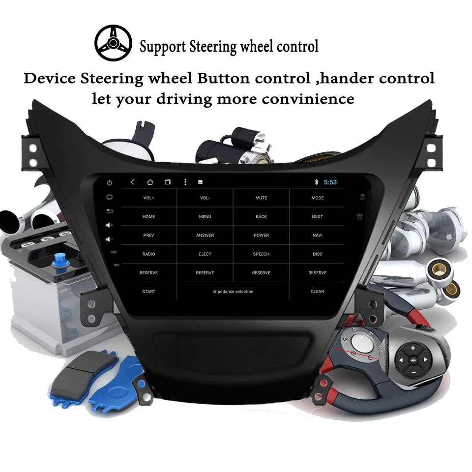 6 + 128G Android 10 0 9 &quot2Din автомобильный Радио GPS мультимедийный плеер для 2011 12 2013 Hyundai