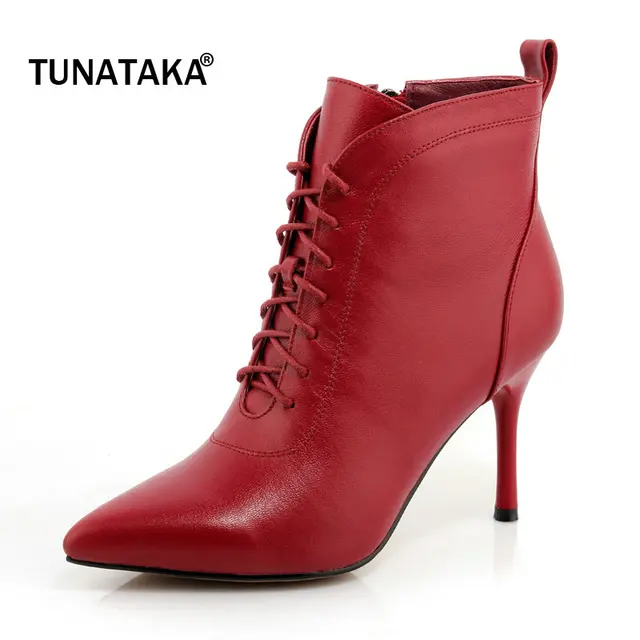 Women Autumn Winter Thin High Heel Dress Boots With Zipper Women Autumn Winter Thin High Heel Dress Boots With Zipper