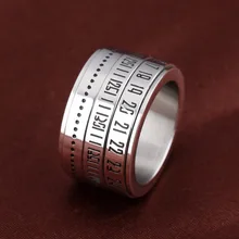 Free font b Custom b font font b Engraving b font 14mm Stainless Steel Silver Rotatable