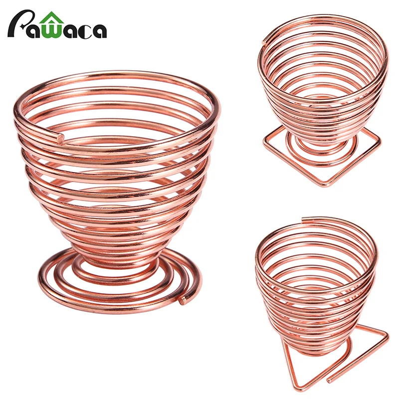 1 PCS Cup shape Beauty Sponge Drying Racks Support Gilded Rose Gold