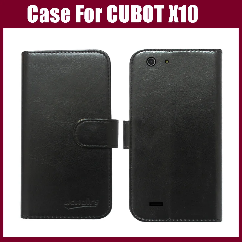 Hot Sale! CUBOT X10 Case New Arrival 6 Colors High Quality Flip Leather Protective Cover For Phone Bag | Мобильные телефоны и