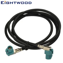 Eightwood новых транспортных средств, высокая скорость передачи данных FAKRA HSD Z Jack женский светло голуюой LVDS 120 см экранированный Dacar 535 4 жильный кабель