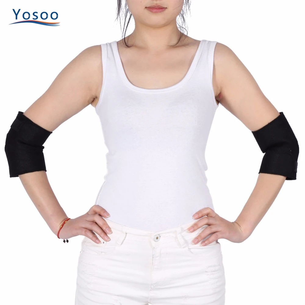 

Tourmaline Self-heating Elbow Support Brace Pad Arthritis Protector Nano Magnetic Joint Pain Relief Knee Elbow Brace Foot Care