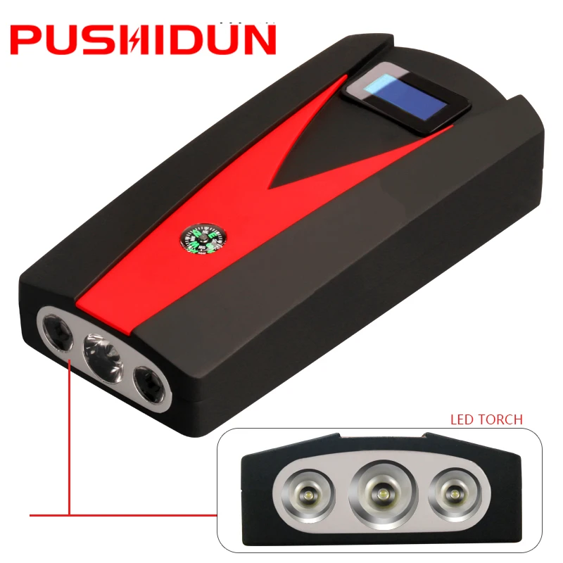 

2018 JUMP STARTER Booster Smart Battery Charge Jump Starter 12V Jump-Starter Power Bank Car Battery Charge Emergency Power Bank