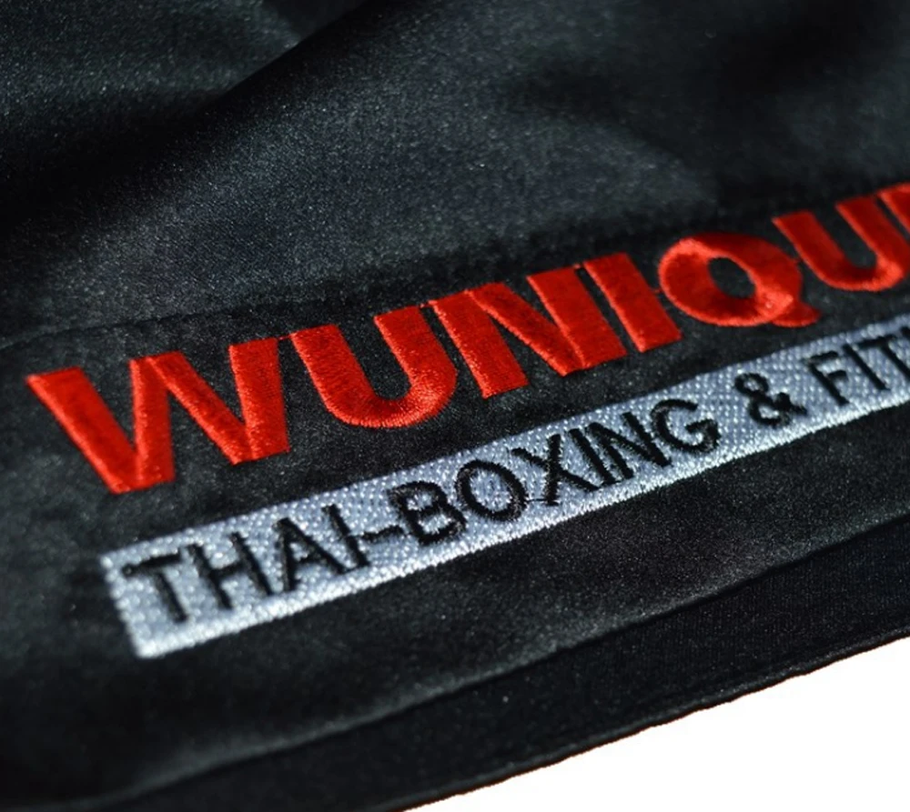 Мужские и женские боксерские шорты MMA Muay Thai тренировочные штаны с вышивкой для
