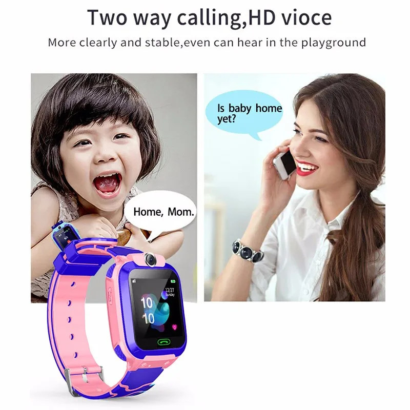 Новейшие водонепроницаемые Q12 Смарт-часы SOS многофункциональные детские Смарт-часы наручные часы Smartwatch телефон для IOS Android игрушка подарок